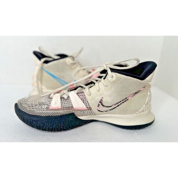 Nike Kyrie 7 Air Zoom Basketball Shoes Pale Ivory CZ0141-100 Men  8.5 Excellent main image 10